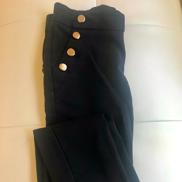 Pants - Sublime Fashion Slim Ankle Black Pants, Size Small